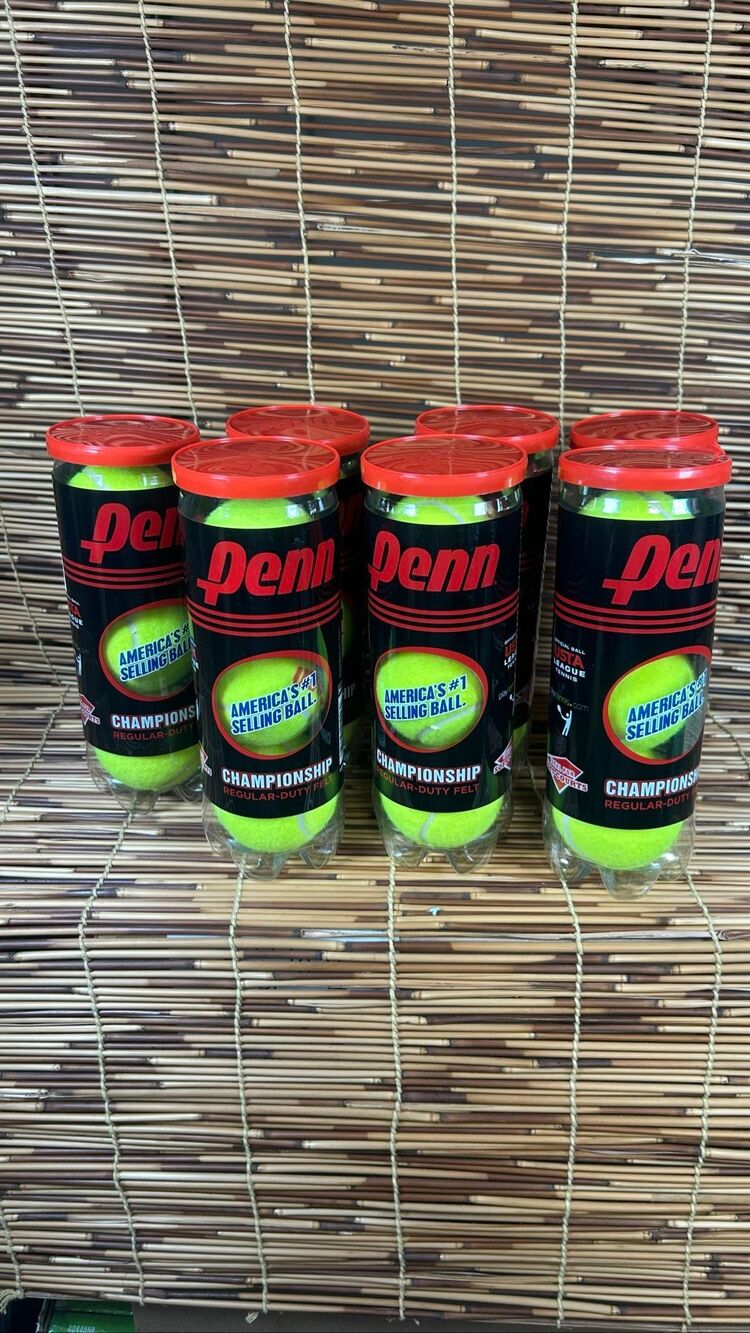 Penn Championship Regular-Duty Felt Pressurized Tennis Balls 7 Cans 3 Balls Each